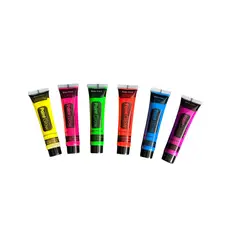 GENERICO - Pintura Fluor Brilla en la Oscuridad 6 Colores