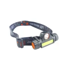 GENERICO - Linterna Minero Cabeza Led Recargable Con Iman Color De La Luz Blanca Labg