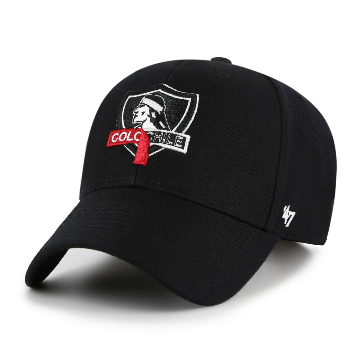 47 BRAND - Jockey Colo-Colo 47 MVP Snapback Escudo White Chile