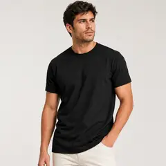ROLY - Polera Manga Corta 100% Algodón Cuello Redondo Clásica Hombre SLIM FIT Premium
