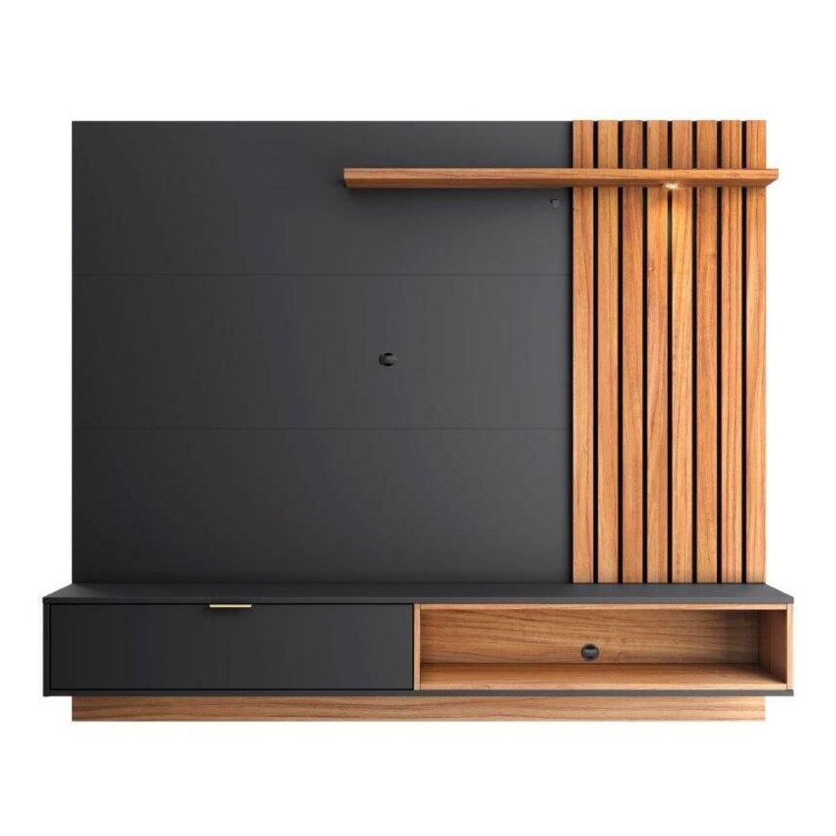 ROCH LTDA - Panel Tv Tocantis M-1634 Castaño-Negro