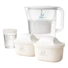 ACUAIA - Jarra Filtradora 1.5l Niva + 2 Filtros Certificados Blanco