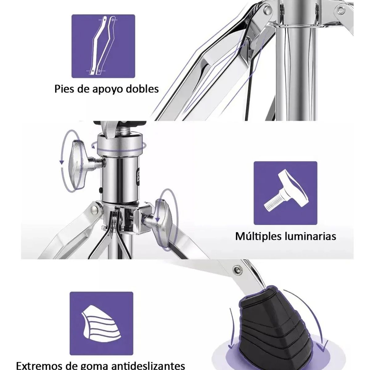 GENERICO - Sillin Para Batería Piso Taburete Redondo Altura Ajustable