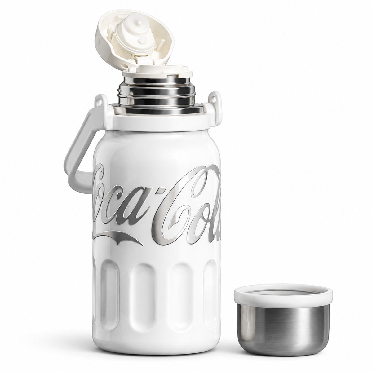 GERM - Termo Germ de Acero Inoxidable Coca-Cola 1.2L White Edition
