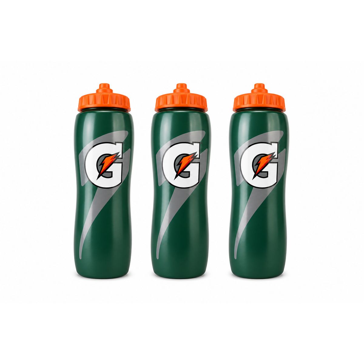 GATORADE - Pack 3 Botellas Gatorade Verde 947ml Squeeze