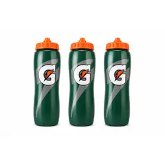 GATORADE - Pack 3 Botellas Verde 947ml Squeeze