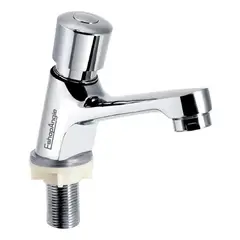 GENERICO - Llave Temporizada Lavamanos Lavatorio Cromada Plateado Cromado BELUG