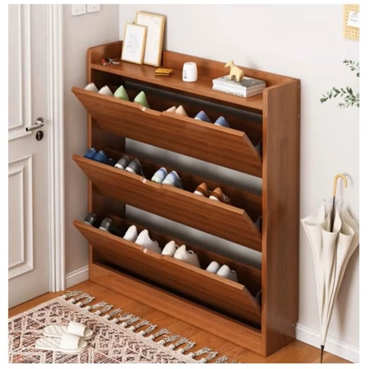 GENERICO - MUEBLE ZAPATERO ORGANIZADOR ESTANTE ARMARIO
