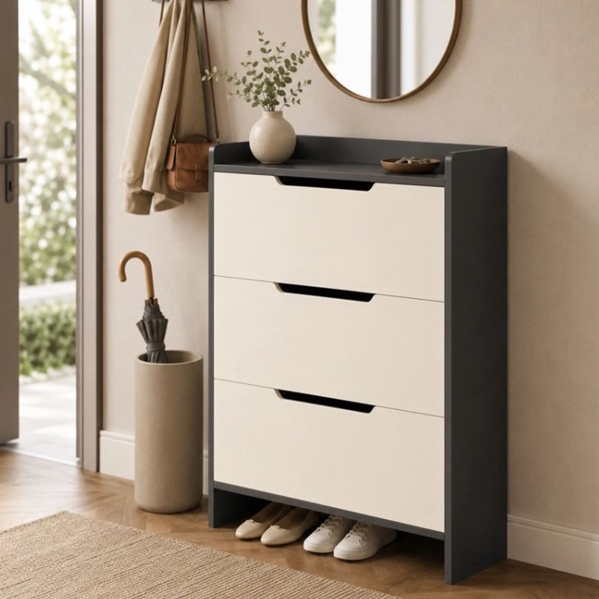GENERICO - MUEBLE ZAPATERO ORGANIZADOR ESTANTE ARMARIO