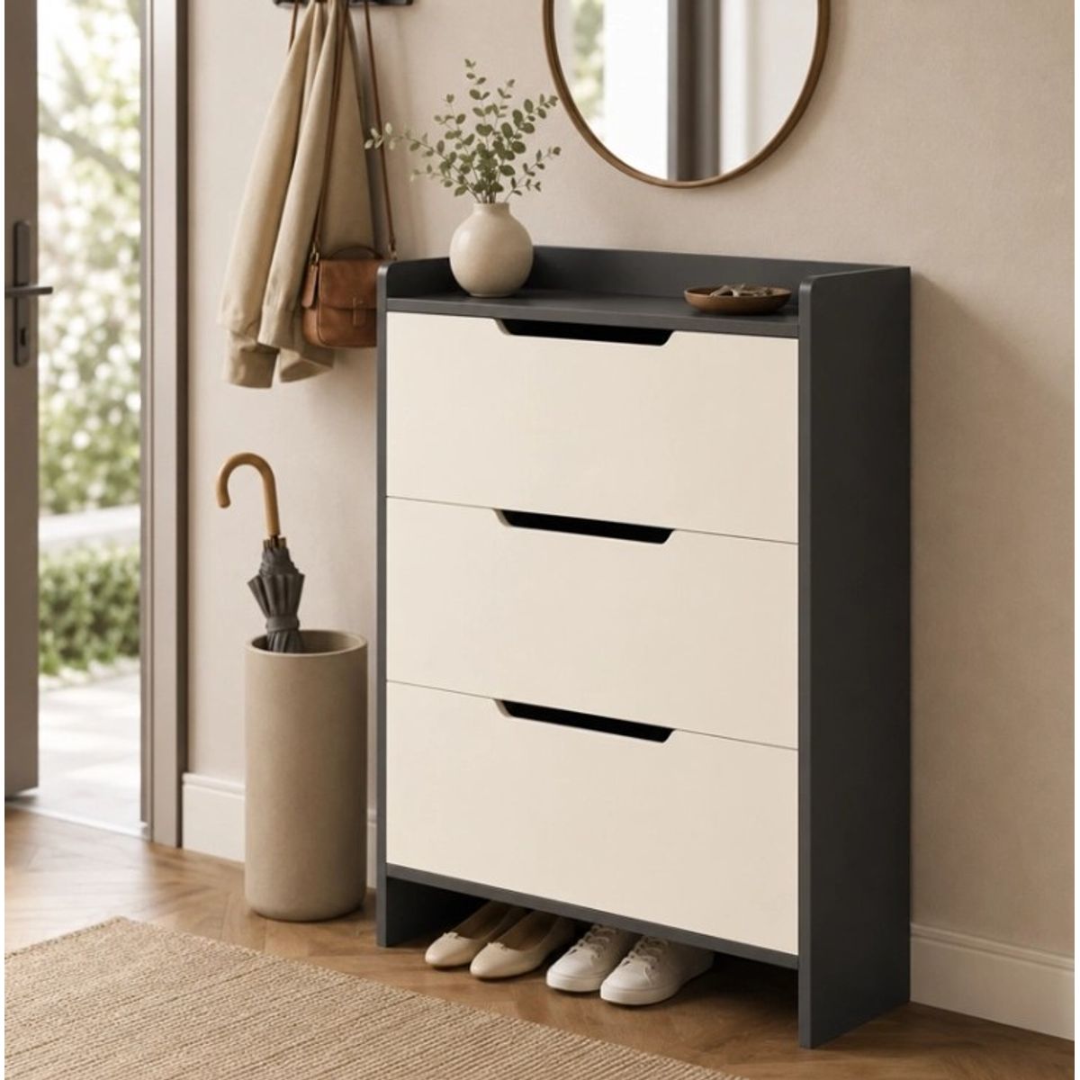 GENERICO - MUEBLE ZAPATERO ORGANIZADOR ESTANTE ARMARIO
