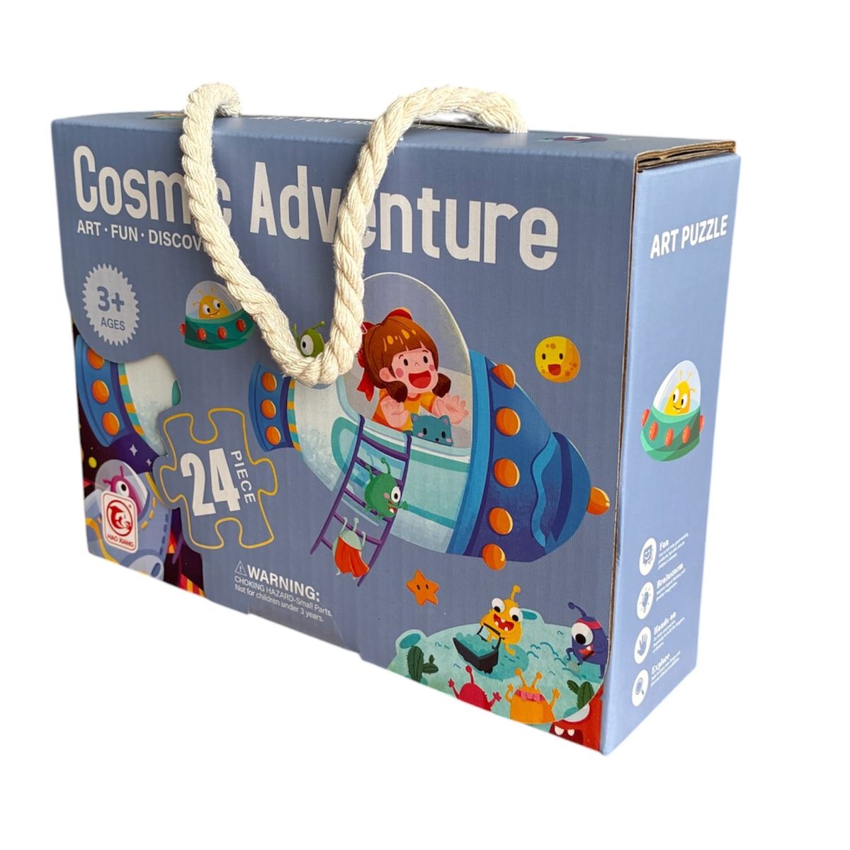 GENERICO - Puzle Infantil Aventura Cosmica 24 Piezas