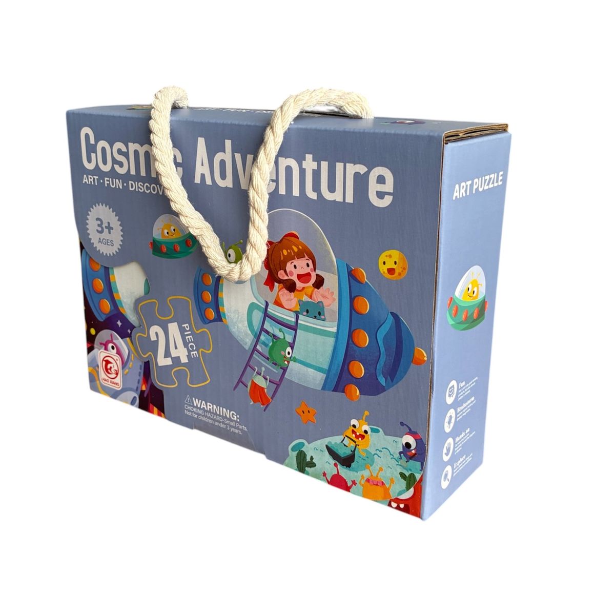 GENERICO - Puzle Infantil Aventura Cosmica 24 Piezas