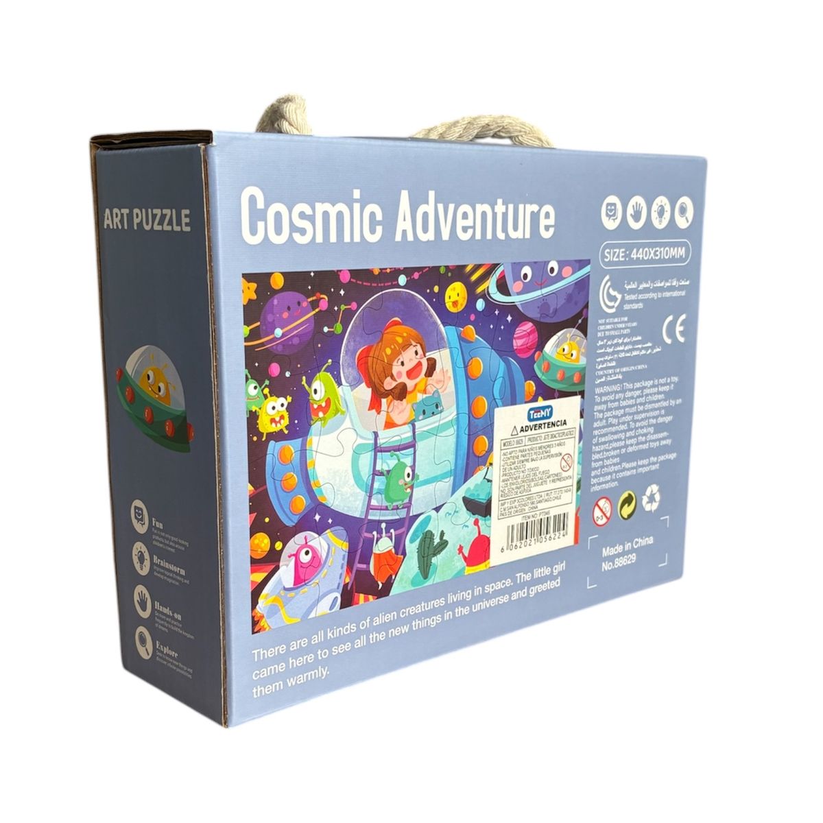 GENERICO - Puzle Infantil Aventura Cosmica 24 Piezas