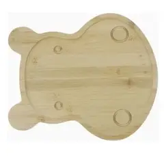 GENERICO - Bandeja De Bambú Diseño Rinoceronte Decorativa Servir