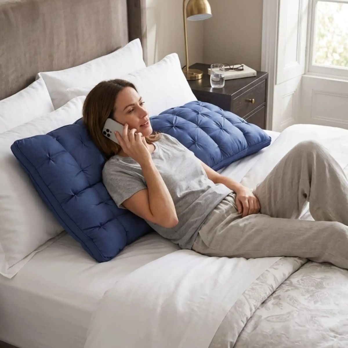 GENERICO - Pack 2 Almohadas Estándar Soft - Ideal para Descanso Diario