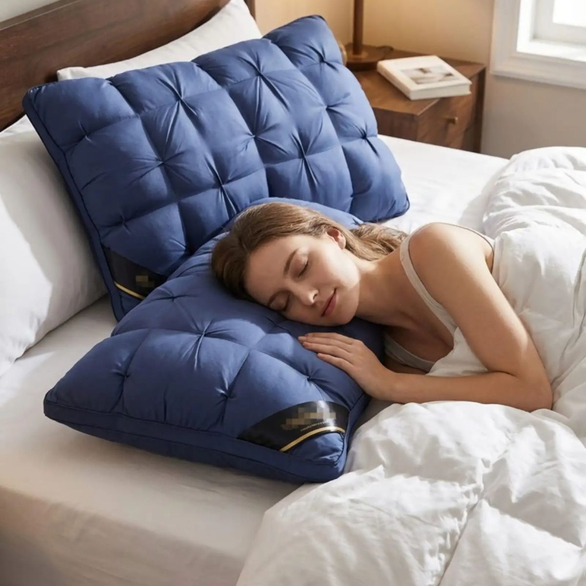 GENERICO - Pack 2 Almohadas Estándar Soft - Ideal para Descanso Diario