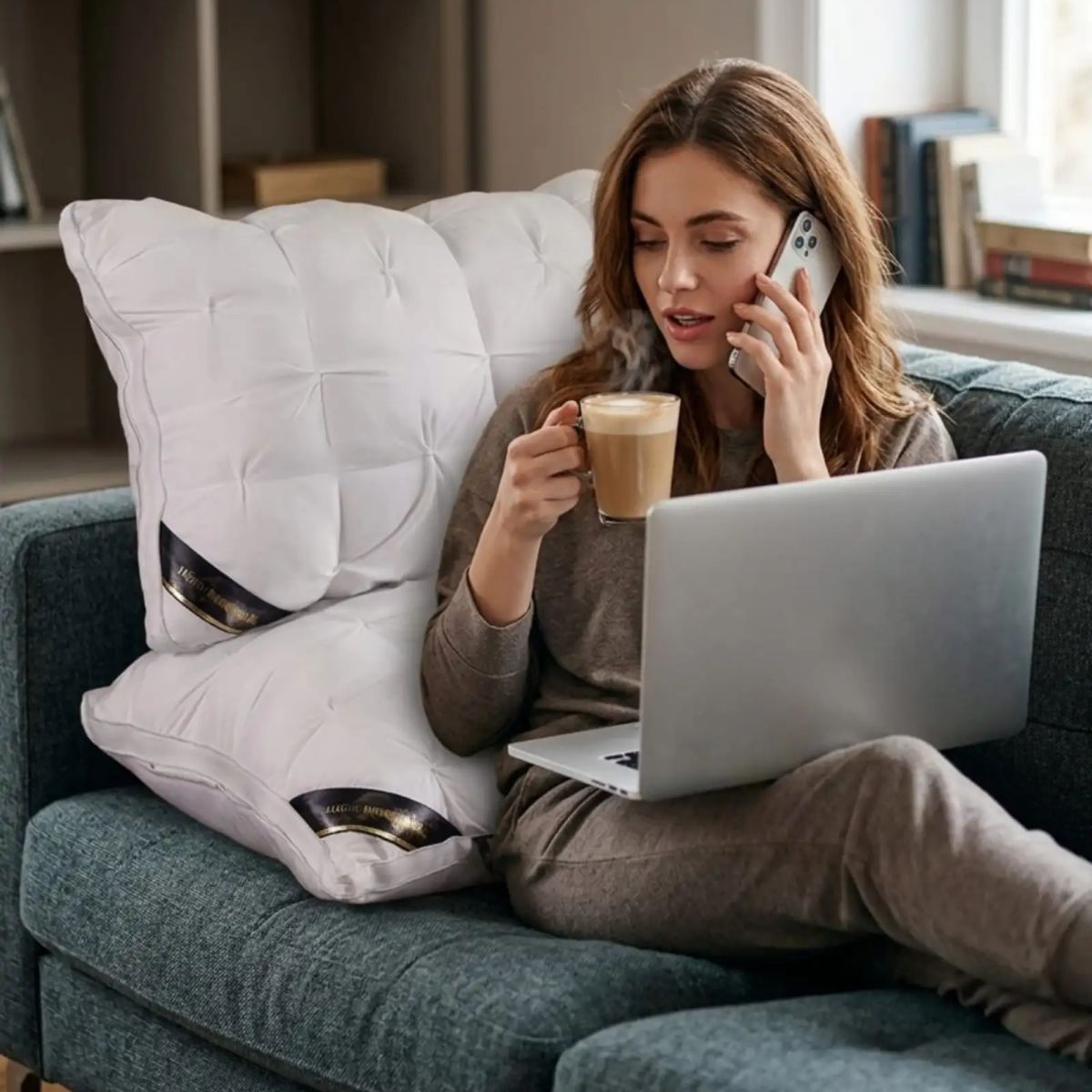 GENERICO - Pack 2 Almohadas Estándar Soft - Ideal para Descanso Diario