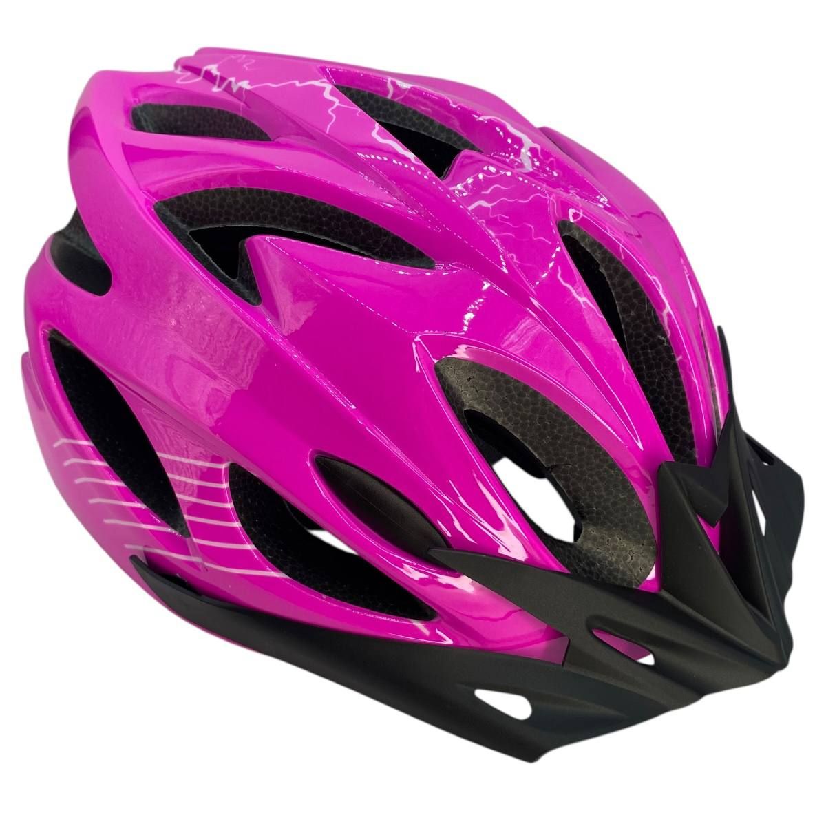 GENERICO - Casco de Bicicleta de Niño Niña Skate Patinaje Regulable Visera Talla Regulable 52-58cm