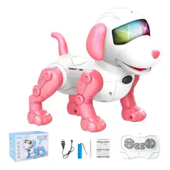 GENERICO - Perro Robot Control Remoto Juguete Interactivo, Baila Rosa