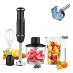 IRM - Licuadora De Mano Multiropósito Batidora Picadora De Alimentos Set De Reposteria Cocina Alta Calidad