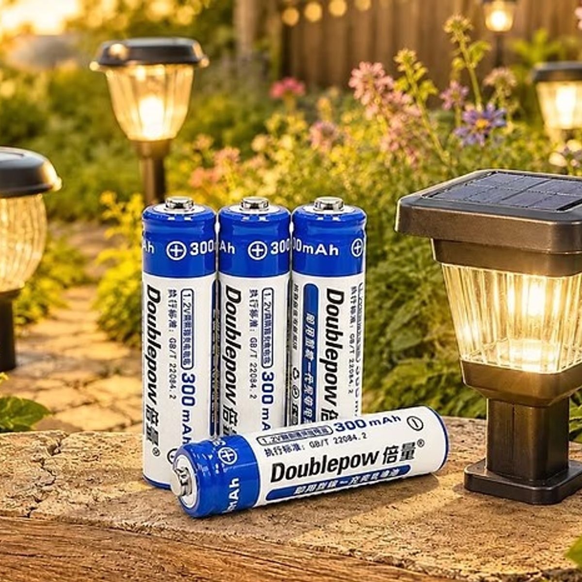 AAA x4 uni. 300 mAh recargable 300 Ni-MH, marca GENERICO - Foto 2