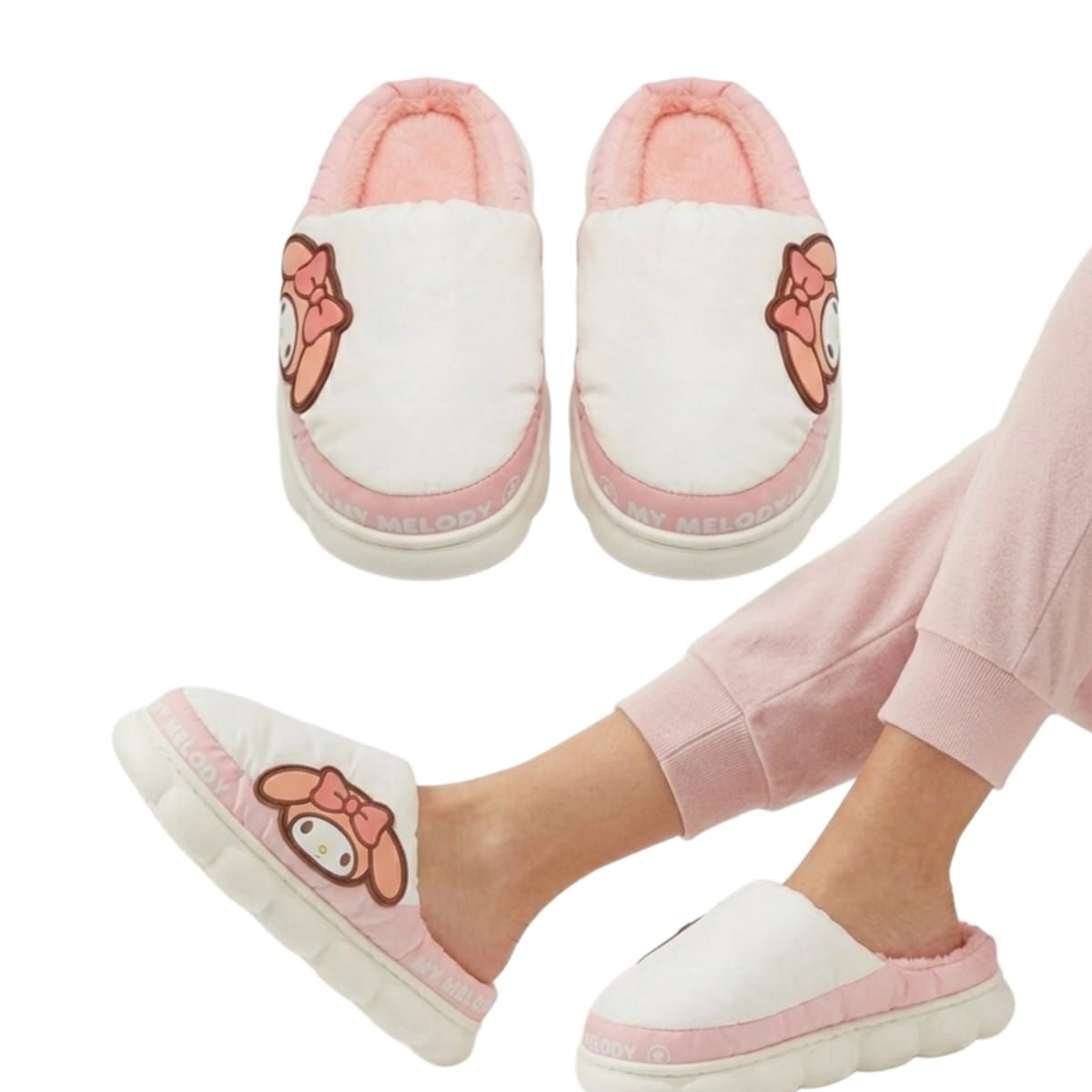 SHOES AND SHOES - Pantuflas Mujer Impermeables Kawaii