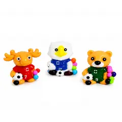 GENERICO - Set Squishy Mundialista 2026 Maple, Zayu, Clutch