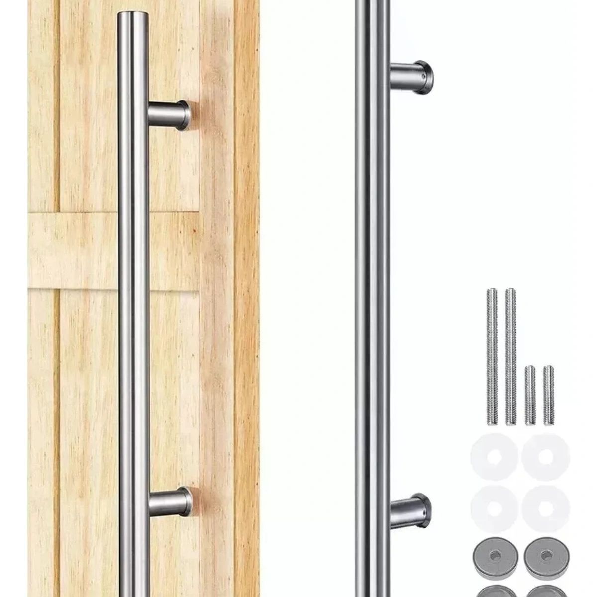 GENERICO - Manillon Puerta Acero Inoxidable 120cm Toda Clase De Puerta