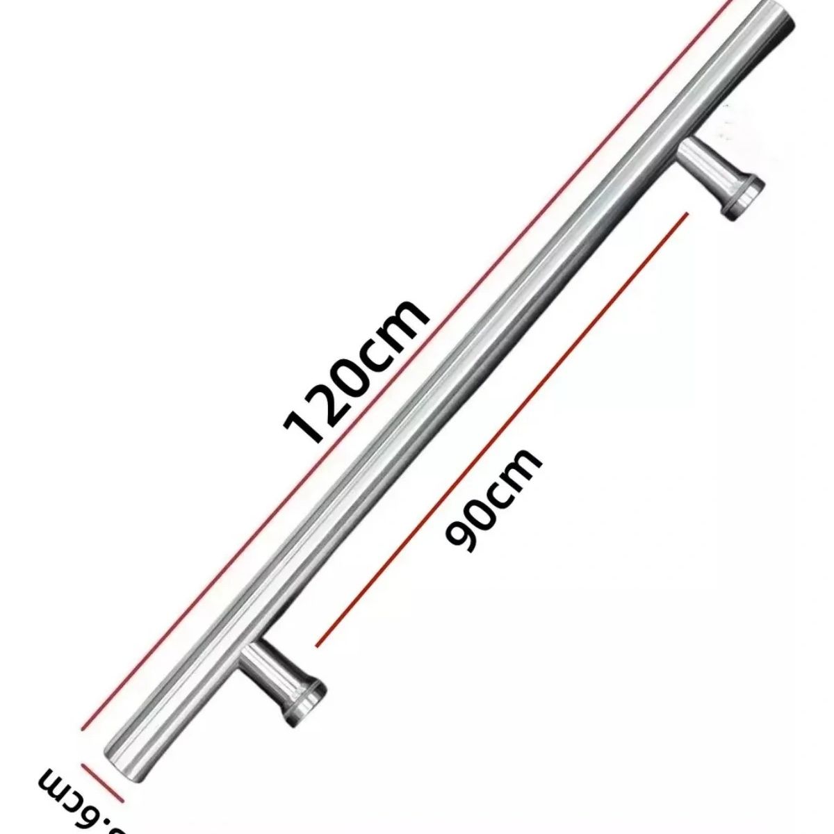 GENERICO - Manillon Puerta Acero Inoxidable 120cm Toda Clase De Puerta