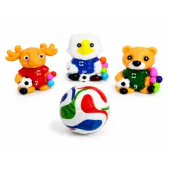 GENERICO - Pack Antiestrés Pelota y Squishy Mundial 2026