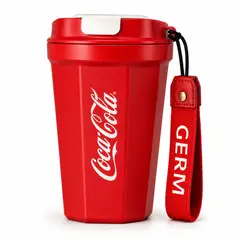 GERM - Vaso Termico MUG Coca-Cola Acero Inoxidable 390ML Red