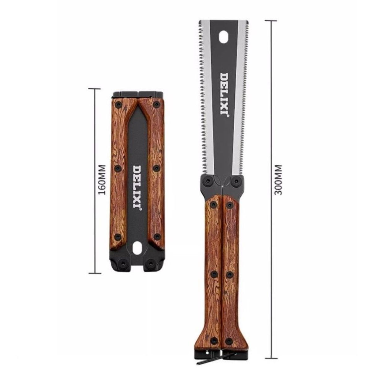 GENERICO - Sierra Japonesa Serrucho Japonés Portátil Plegable 30cm