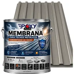 EPOXY - MEMBRANA PARA TECHOS METÁLICOS - CONVERTIDOR OXIDO - GALON - GRIS CEMENTO
