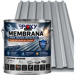 EPOXY - MEMBRANA PARA TECHOS METÁLICOS - CONVERTIDOR OXIDO - GALON - GRIS TELEGRÍS