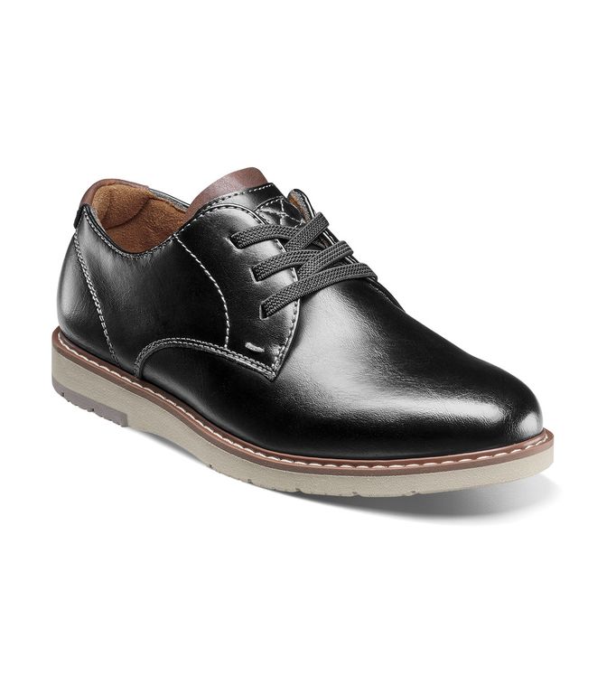 Zapatos Casual Kid Vibe Plain Toe Oxford Jr Negro