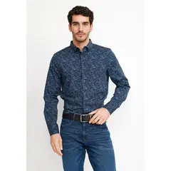 PERRY ELLIS - Camisa Casual Hombre Navy
