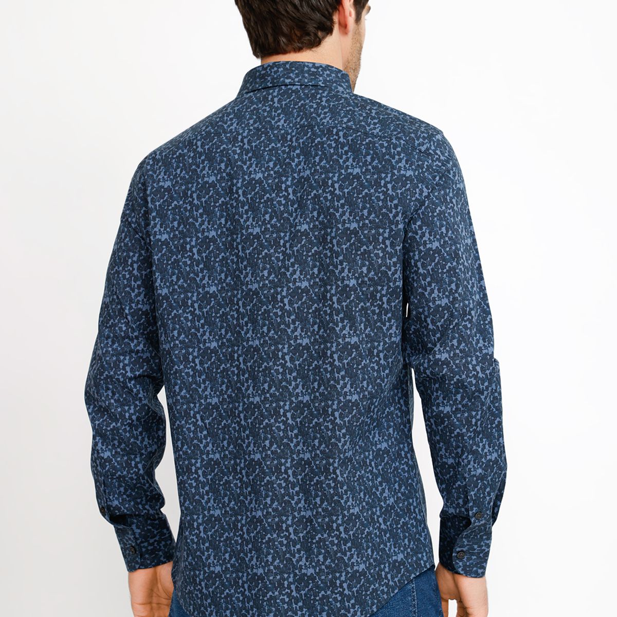 PERRY ELLIS - Camisa Casual Hombre Navy