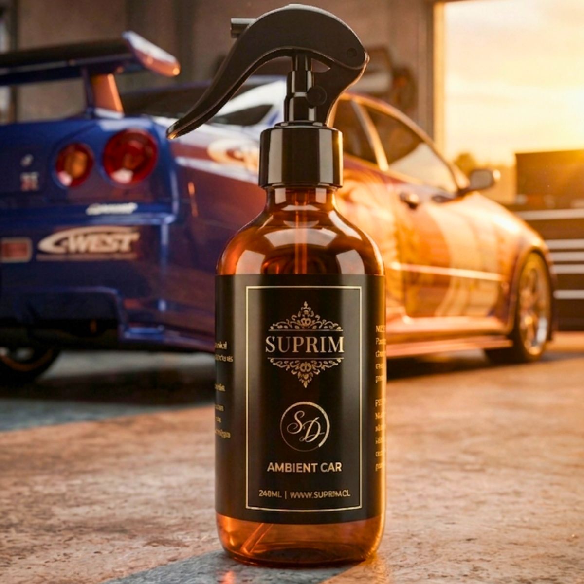 SUPRIM - Perfume para auto premium - Suprim Sunset Drift 240ml