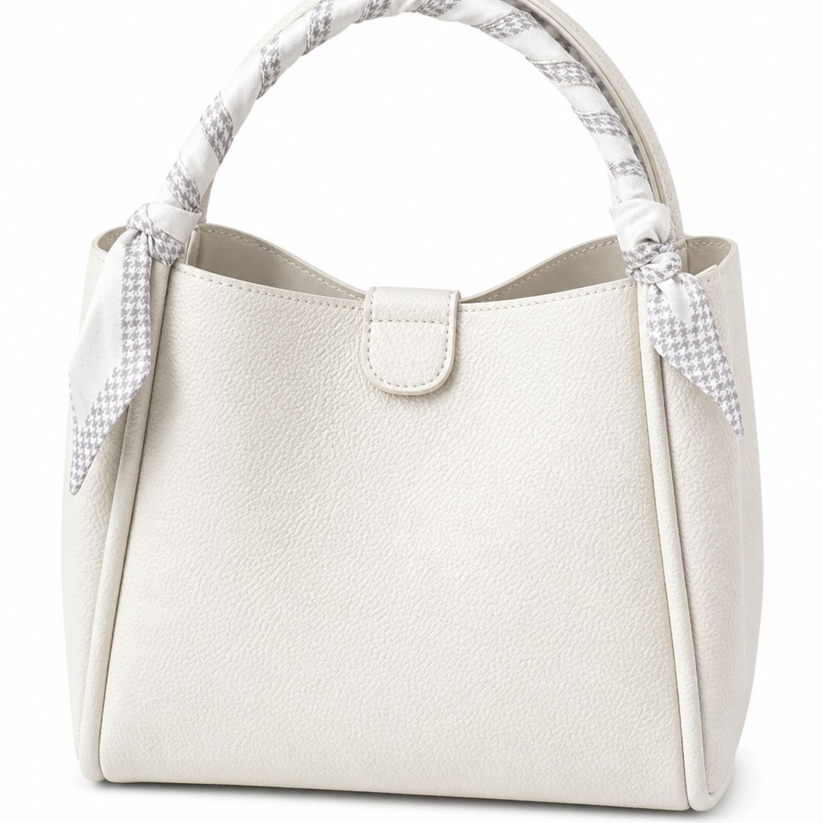 GENERICO - Cartera Blanca Elegante Minimal Chic