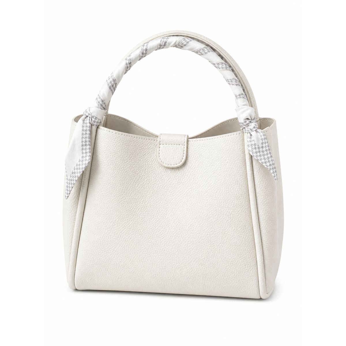GENERICO - Cartera Blanca Elegante Minimal Chic
