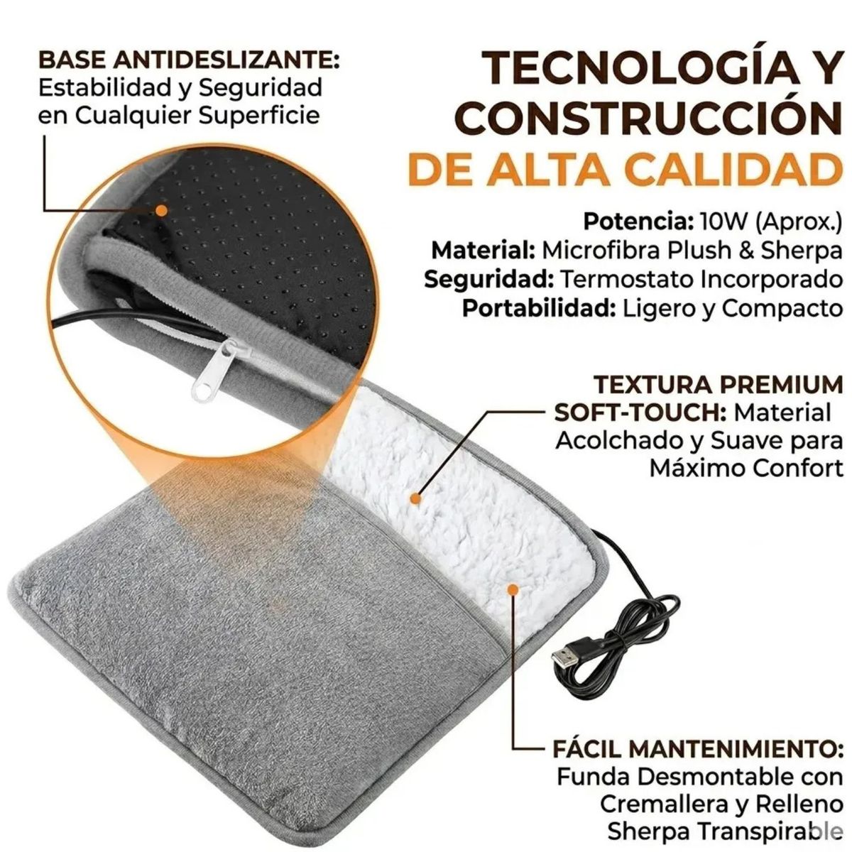 MOVI - Calienta Pies Multiuso USB
