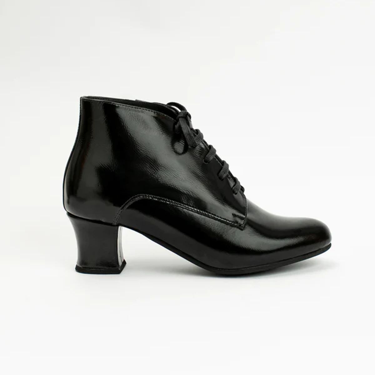 GANDARVA - Botín de mujer de cuero Amaranta 5 cm Negro Richato