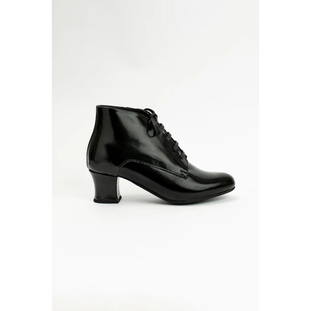 GANDARVA - Botín de mujer de cuero Amaranta 5 cm Negro Richato
