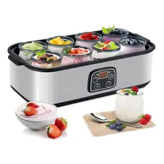 ATURE - Yogurtera Inteligente Doméstica Con 8 Frascos 1400ml 220v