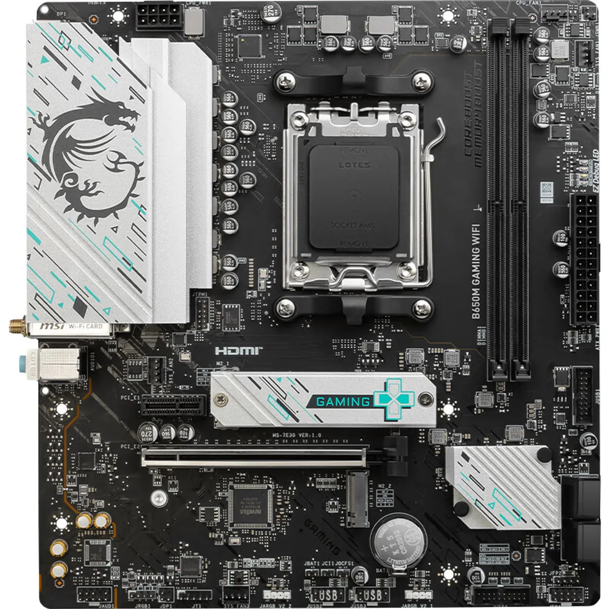 MSI - Placa Madre MSI B650M Gaming WiFi AM5