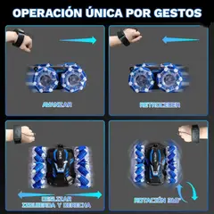 GENERICO - Auto Rc De Truco Control Remoto Drift Dual Luz Música Azul
