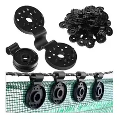 GENERICO - Ganchos Clips Para Malla Raschel Malla Sombra 50 Piezas