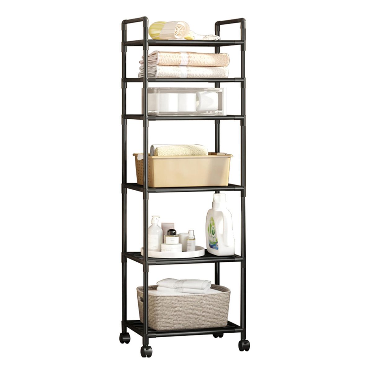 ATURE - Estante Organizador Metálico De 6 Niveles De Cocina Baño