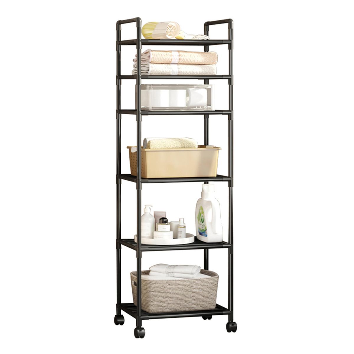 ATURE - Estante Organizador Metálico De 6 Niveles De Cocina Baño
