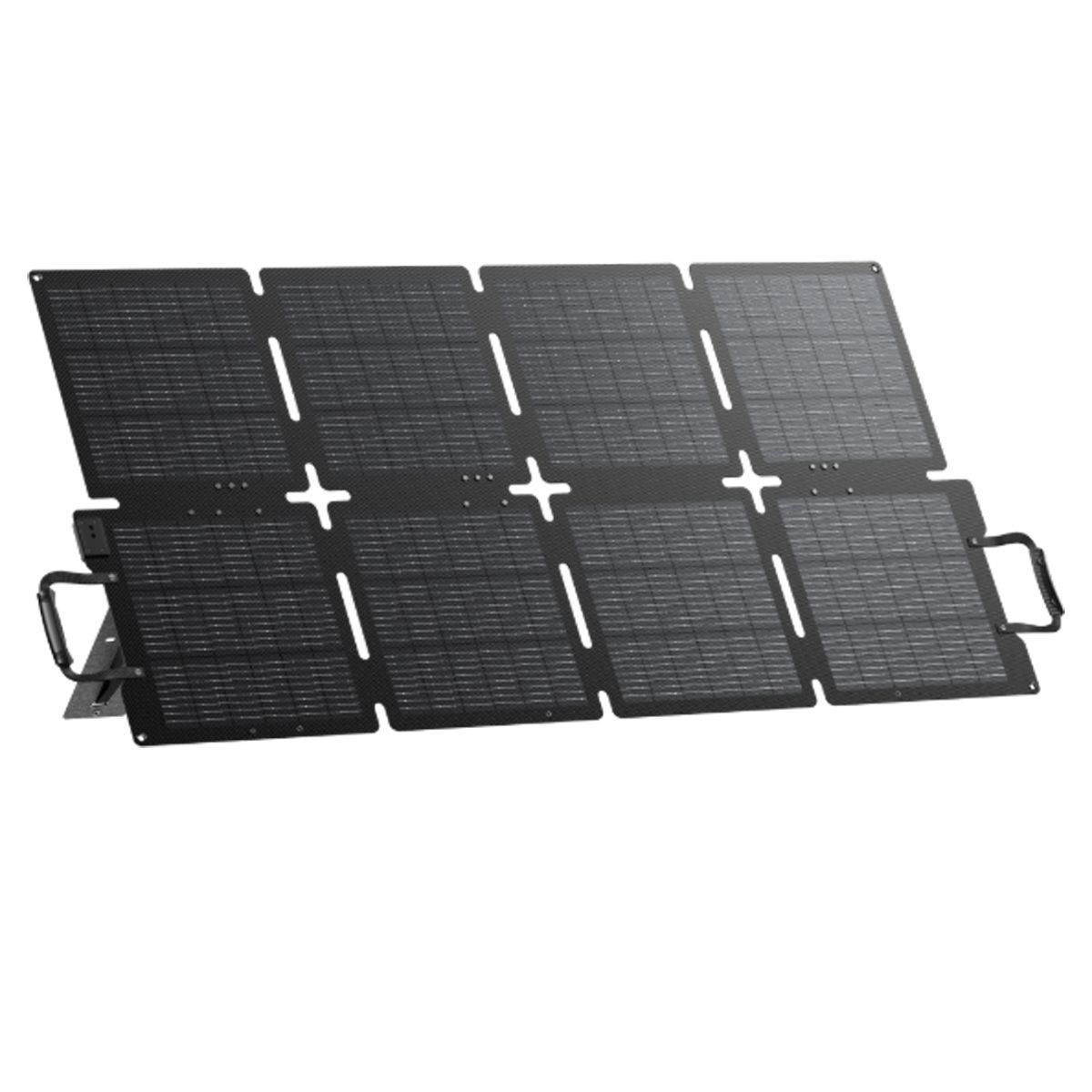 BLUETTI - BLUETTI Panel Solar 130W Cargador Solar Plegable con Soportes Ajustables para Autocaravanas y Acampadas-